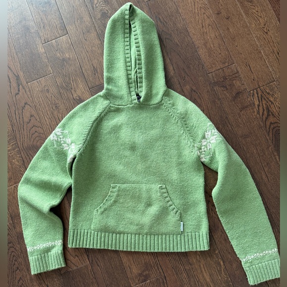 abercrombie kids Other - Abercrombie Kids green hoodie sweater Size XL